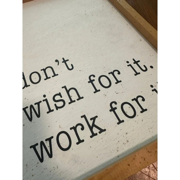 Two Wooden Motivational square signs - Picture 3 of 10